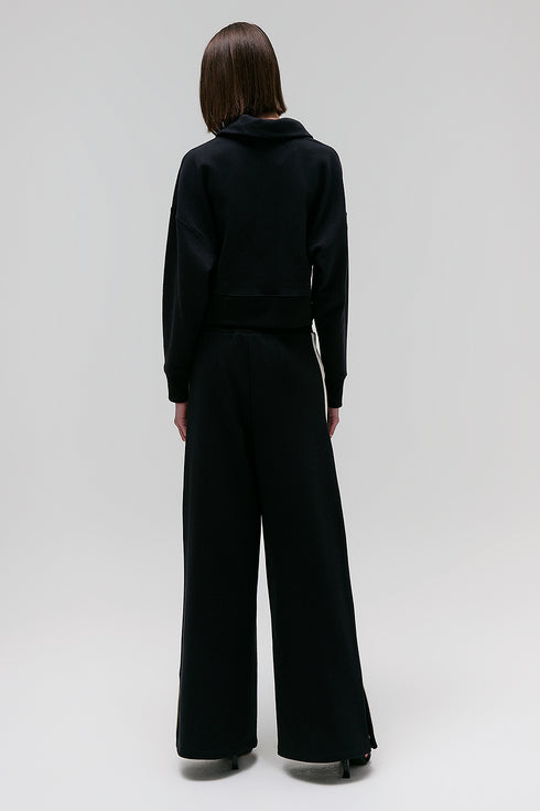 CALÇA BICOLOR PRETO